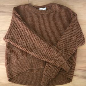 H&M Brown Oversized Sweater